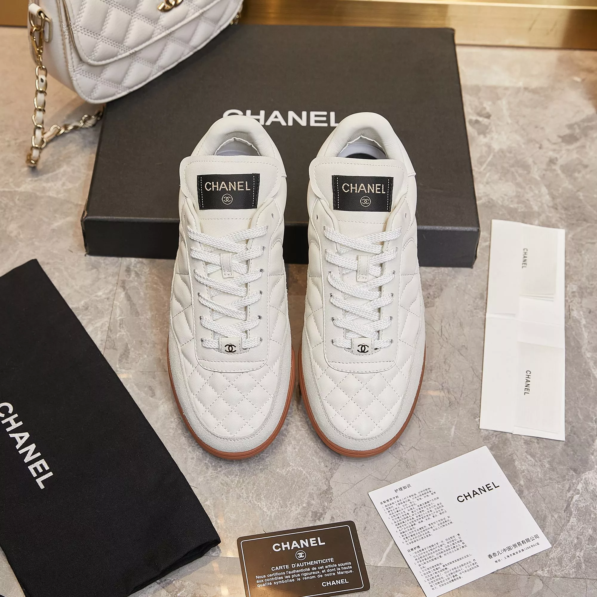 chanel decontractees chaussures pour femme s_12760464